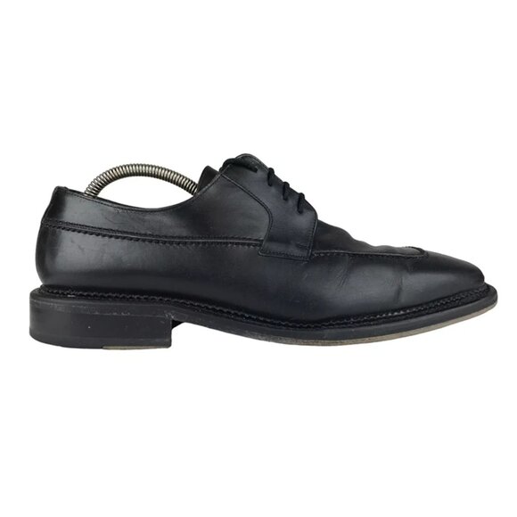 Bachrach Mens Black Banderas Leather Classic Split Toe Derby Dress Shoes US‎ 12M - Picture 1 of 11
